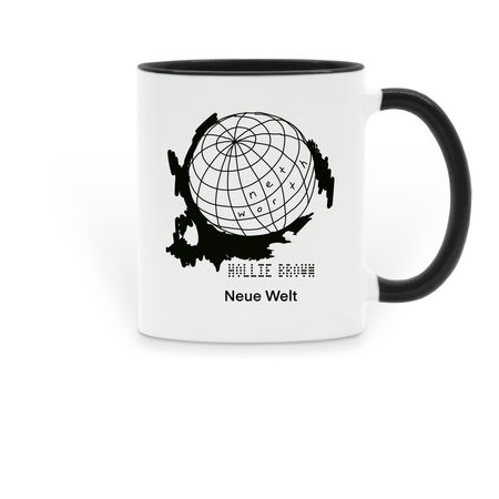 Net Worth mug, a Black Two-Tone Ceramic Mug