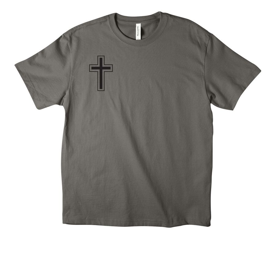 Cross faith over fear, a Asphalt Unisex Heavyweight Tee