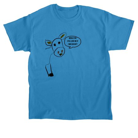 Questioning Cow, a Sapphire Classic Unisex Tee