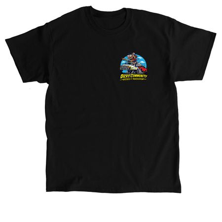 Jimbo Logo (Patch), a Black Classic Unisex Tee