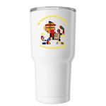 2026 Reunion Gear, a White Insulated Tumbler (back-view)