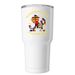 2026 Reunion Gear, a White Insulated Tumbler (back-view)