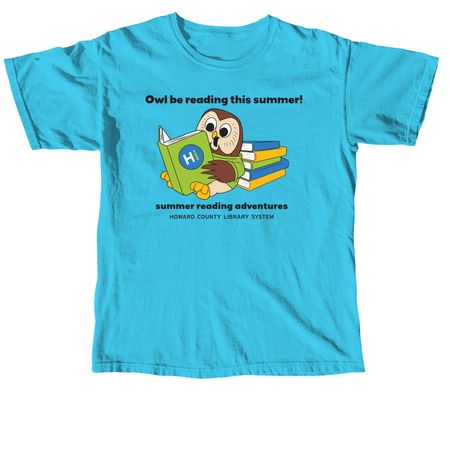 Summer Reading Collection, a Lagoon Blue Comfort Colors Unisex Tee