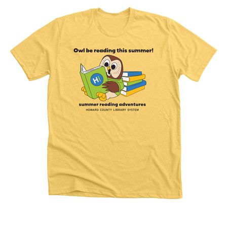 Summer Reading Collection, a Heather Yellow Gold Premium Unisex Tee