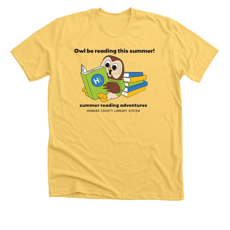 Summer Reading Collection, a Heather Yellow Gold Premium Unisex Tee