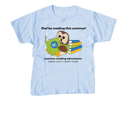 Summer Reading Collection, a Light Blue Youth Unisex Tee