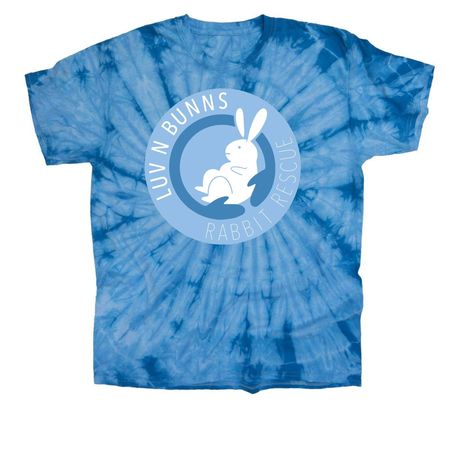Blue Tie-Dye, a Baby Blue Classic Tie Dye Tee