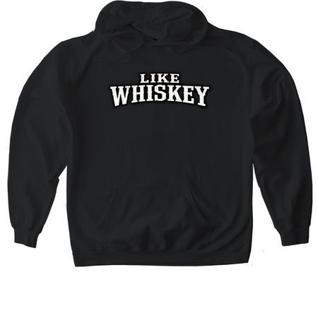Like Whiskey&nbsp;, a Black Gildan Softstyle Pullover Hoodie