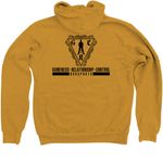 GRC NORTH EAST NATIONALS, a Heather Mustard Zip Up Hoodie (back-view)