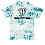 GRC NORTH EAST NATIONALS, a Teal Crystal Tie Dye Tee (back-view)