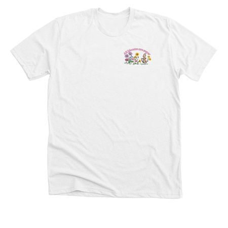 All Blooms Are Super, a Solid White Blend Premium Unisex Tee