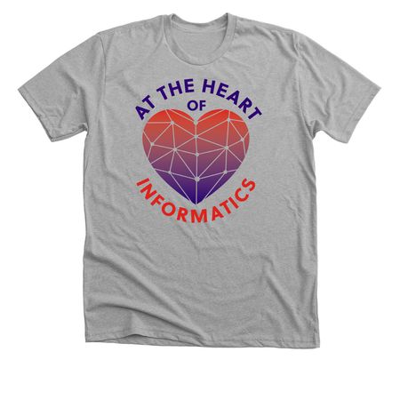 Deep in the Heart of Informatics, a Athletic Heather Premium Unisex Tee
