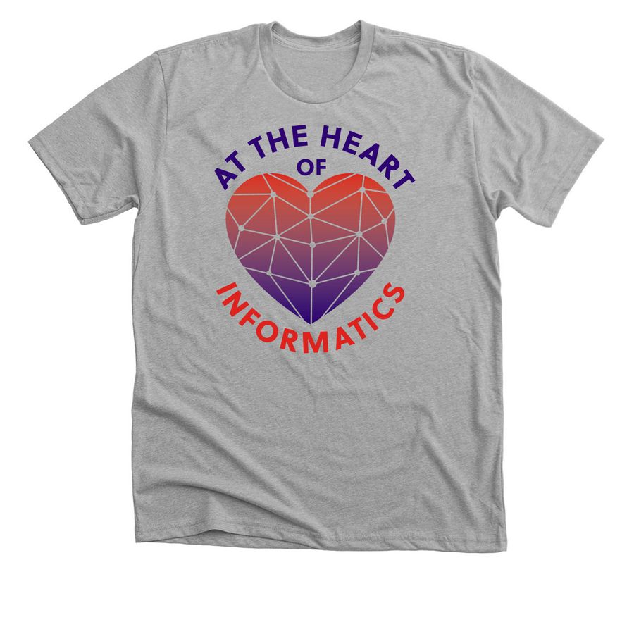 Deep in the Heart of Informatics, a Athletic Heather Premium Unisex Tee