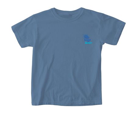 ACF Share the Beach 25th Anniversary, a Blue Jean Comfort Colors Youth Tee