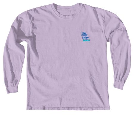 ACF Share the Beach 25th Anniversary, a Orchid Comfort Colors Long Sleeve Tee