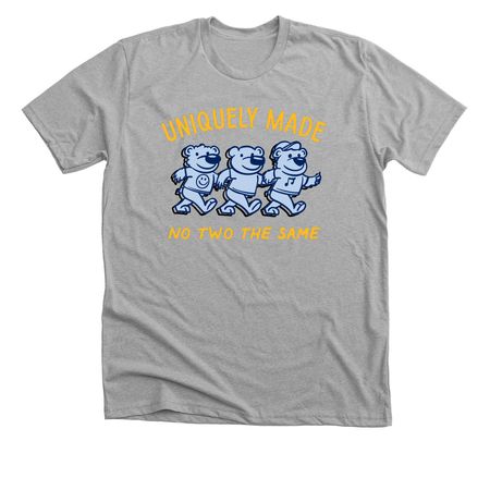 Uniquely Made GRIZZ Bears, a Athletic Heather Premium Unisex Tee