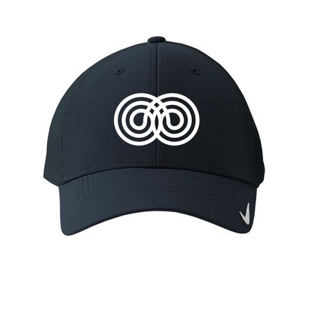 CMS Logo Hats, a Navy Printed Nike Dri-FIT Legacy Performance Cap