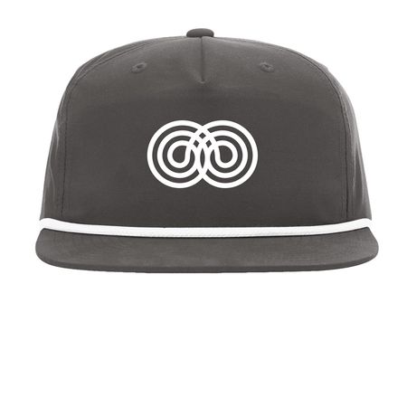 CMS Logo Hats, a Charcoal/ White Printed Umpqua Snapback Cap