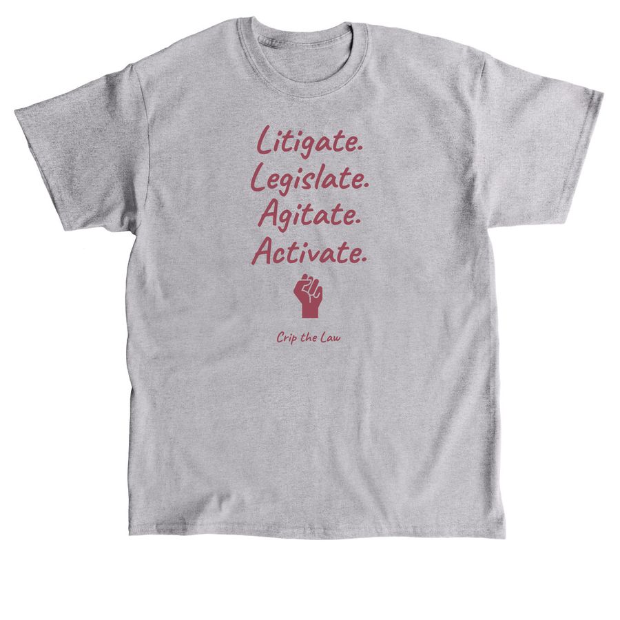 Litigate et al., a Sport Grey Classic Unisex Tee