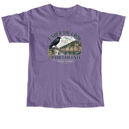 Under The Crow Italy, a Grape Comfort Colors Unisex Tee