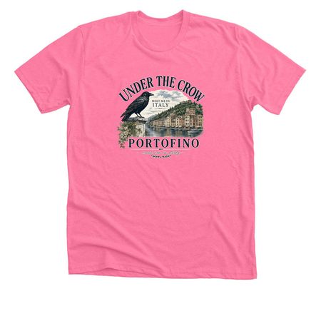 Under The Crow Italy, a Neon Pink Premium Unisex Tee
