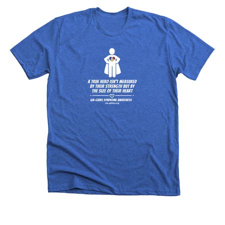 XGS True Hero Shirt, a Heather True Royal Premium Unisex Tee