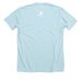 Charles Darwin Foundation: Waved Albatross, a Heather Ice Blue Premium Unisex Tee (back-view)