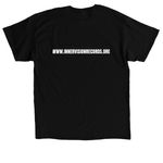 Innervision, a Black Classic Unisex Tee (back-view)
