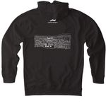 Camp Kesem Chestnut Hill '26, a Black Heavyweight Pullover Hoodie (back-view)