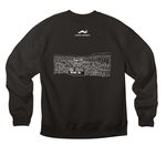 Camp Kesem Chestnut Hill '26, a Black Premium Heavyweight Crewneck Sweatshirt (back-view)