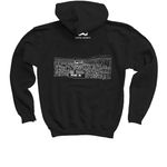 Camp Kesem Chestnut Hill '26, a Black Youth Pullover Hoodie (back-view)