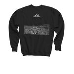 Camp Kesem Chestnut Hill '26, a Black Youth Crewneck Sweatshirt (back-view)