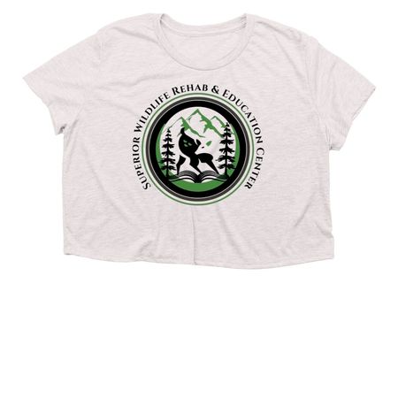SWREC Spring '26 Kickoff Merch, a Heather Dust Women?s Flowy Cropped Tee
