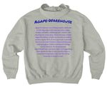 Agape Warehouse, a Heather Grey Stanley/Stella Cooper Dry Pullover Hoodie (back-view)