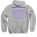 Agape Warehouse, a Sport Grey Pullover Hoodie (back-view)