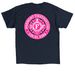 Dormont IAFF 3584 Breast Cancer Shirts, a Navy Classic Unisex Tee (back-view)