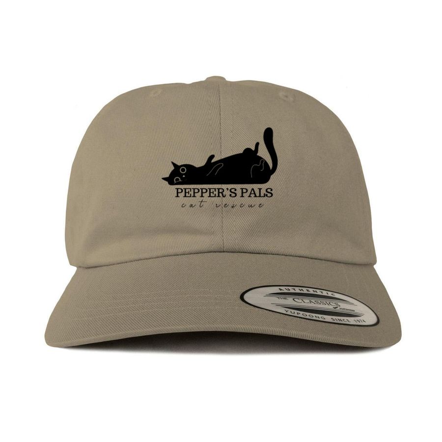 Pepper's Pals Hat, a Khaki Printed Classic Baseball Cap