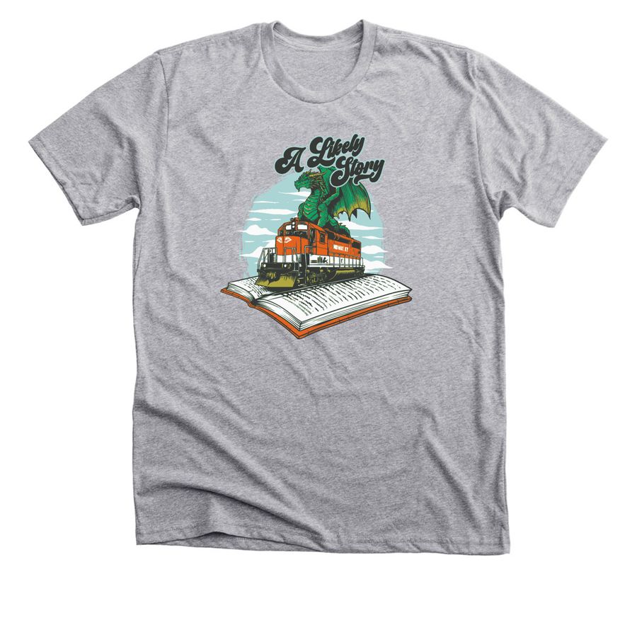 A Likely Story, a Athletic Heather Premium Unisex Tee