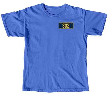 BG Tag Teacher, a Flo Blue Comfort Colors Unisex Tee