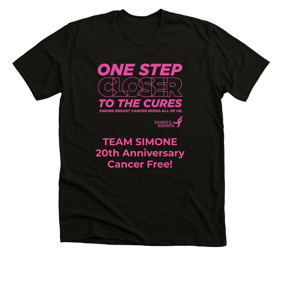 Team Simone T-shirts, a Black Heather Premium Unisex Tee