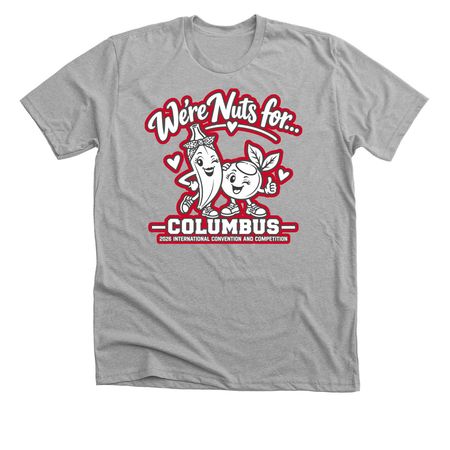 O-H, a Athletic Heather Premium Unisex Tee