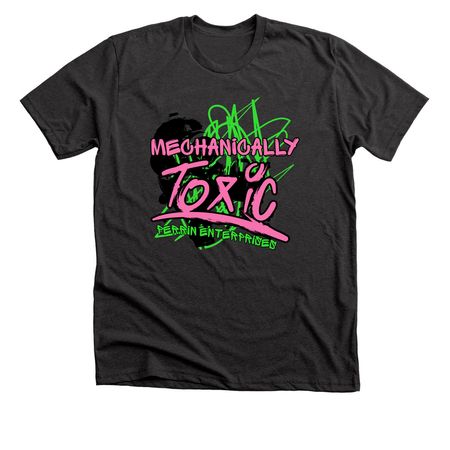 Mechanically Toxic&nbsp;, a Dark Grey Heather Premium Unisex Tee