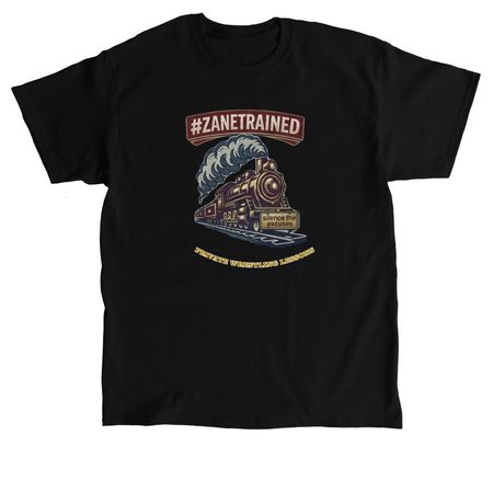 #ZaneTrained Gear, a Black Classic Unisex Tee