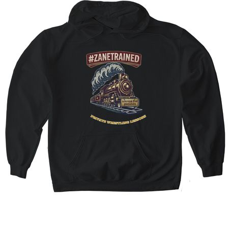 #ZaneTrained Gear, a Black Gildan Softstyle Pullover Hoodie