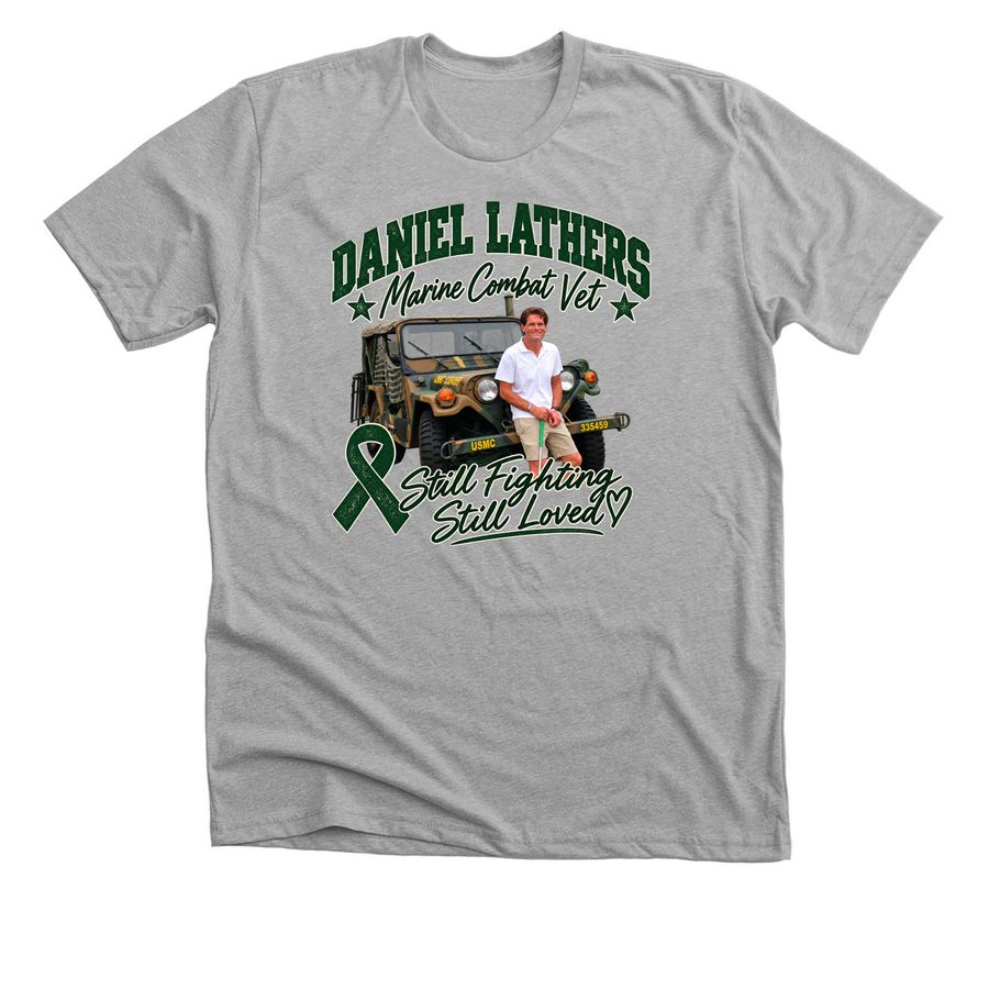 Daniel Lathers&nbsp;, a Athletic Heather Premium Unisex Tee