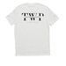The Weekend Poet Gear, a Fairly White Allmade Eco Triblend Unisex Tee (back-view)