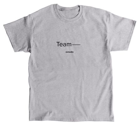 [NEW] Team Tee, a Sport Grey Classic Unisex Tee