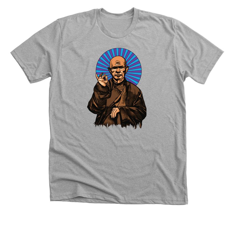 Prem drew Thich Nhat Hanh, a Athletic Heather Premium Unisex Tee