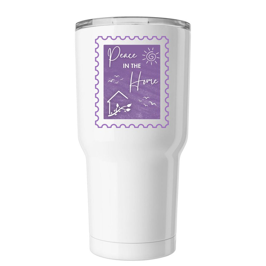Morning Motivation Cup, a White Insulated Tumbler