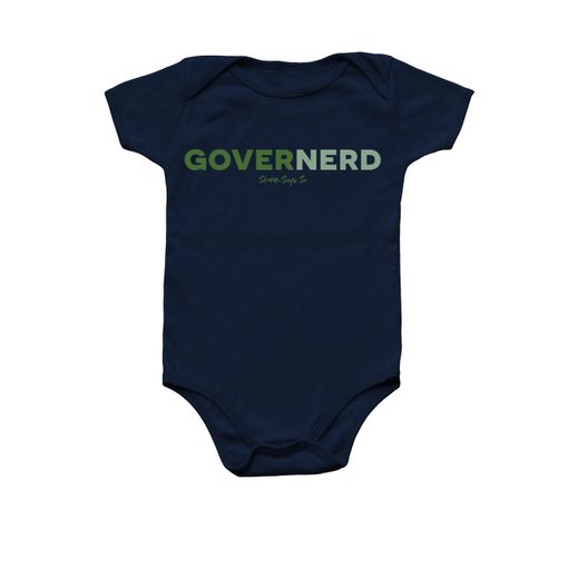 Governerd, Green Logo Navy Infant Onesie